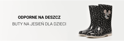 Odporne na deszcz buty na jesień dla dzieci