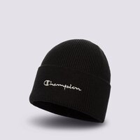 Damska czapka zimowa CHAMPION CZAPKA UNISEX KNITTED CAP 805668kk001 kolor czarny