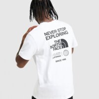 Koszulka męska THE NORTH FACE T-SHIRT RELAXED TOUR GRAPHIC nf0a8m95la91 kolor biały