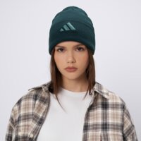 Damska czapka zimowa ADIDAS CZAPKA NEW LOG BEA CUF jx5747 kolor zielony
