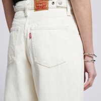 Spodnie damskie LEVI'S SPODNIE CINCH BAGGY WORN IN 001up-0028 kolor biały