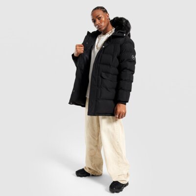 SUPPLY&DEMAND KURTKA COMMAND LNG PARKA BLK-BLK WJACKET