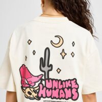 Koszulka damska UNLIKE HUMANS T-SHIRT CACTUS TSHT ulhtw10259104 kolor biały