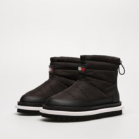 Damskie buty TOMMY HILFIGER TJW PADDED FLAT BOOT en0en02292bds kolor czarny