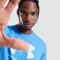 Koszulka męska UNDER ARMOUR T-SHIRT UA SPORTSTYLE LOGO UPDATE SS 1382911-402 kolor granatowy