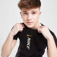 Koszulka dziecięca NIKE T-SHIRT HYB SS TEE BLK/GRY TEE fd1208-010 kolor czarny