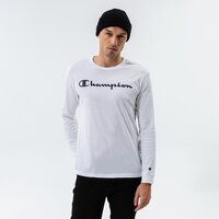 Koszulka męska CHAMPION T-SHIRT CREWNECK LONG SLEEVE T-SHIRT 214748ww001 kolor biały