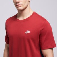 Koszulka męska NIKE T-SHIRT M NSW CLUB TEE ar4997-613 kolor bordowy