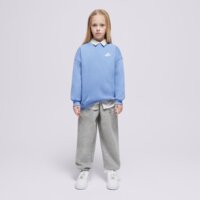 Bluza dziecięca NIKE BLUZA G NSW CLUB FLC OVRSZD CREW LBR GIRL fd2923-494 kolor niebieski