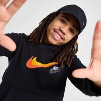 Bluza dziecięca NIKE BLUZA Z KAPTUREM B NSW SI FLC PO HOODY BB B fz4712-010 kolor czarny