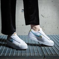 Damskie buty NIKE BLAZER LOW PLATFORM NEXT NATURE dj6376-100 kolor biały