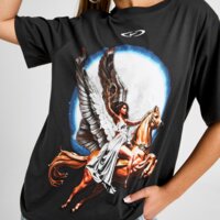 Koszulka damska NIKE T-SHIRT W NSW TEE ESSNTL BF SOARING ib8933-045 kolor czarny