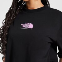 Koszulka damska THE NORTH FACE T-SHIRT GLOBE GRPH BF T BLK/PNK nf0a8cbvdvi1 kolor czarny