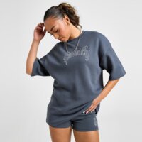 Koszulka damska HOODRICH T-SHIRT STELLAR WAFFLE - OVERSIZED hw02250254 kolor szary