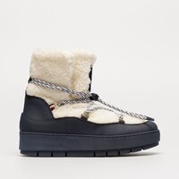 Damskie buty TOMMY HILFIGER TH FAUX FUR SNOW BOOTIE fw0fw06850dw6 kolor granatowy