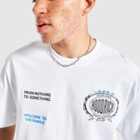 Koszulka męska HOODRICH T-SHIRT OVERSIZE NOIR hr02250007 kolor biały