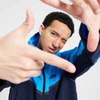 Męska kurtka przejściowa NIKE KURTKA M NK TCH SSNL WVN WR FZ JKT hv6514-451 kolor niebieski