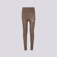 Spodnie dziecięce NIKE LEGGINGS (G)TREND FAV HW LEG BRN/PNK dz4617-040 kolor khaki
