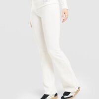 Spodnie damskie JUICY COUTURE SPODNIE LOGO FOLD OVER FLARE jcjdw3751005 kolor beżowy