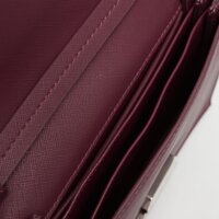 Damska torba CALVIN KLEIN TOREBKA RE-LOCK CONV SHOULDER BAG SHINY k60k612559vlp kolor bordowy