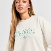 Damska bluza ADIDAS BLUZA SPORT CLUB CREW WHT/GRN jh1241 kolor biały