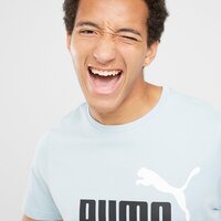 Koszulka męska PUMA T-SHIRT ESS+ 2 COL LOGO TEE 58675926 kolor zielony