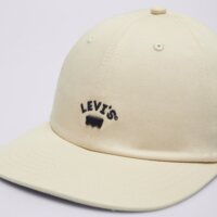 Damska  czapka z daszkiem LEVI'S CZAPKA LAZY GIRL LOGO CAP  000ag-0002 kolor beżowy