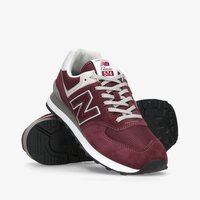 Męskie buty NEW BALANCE 574  ml574evm kolor bordowy