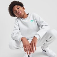 Bluza dziecięca NIKE BLUZA K NSW CLUB FLC CREW LS LBR B fd3006-025 kolor szary