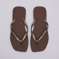 Klapki damskie HAVAIANAS SLIM SQUARE 4148301-0727 kolor brązowy