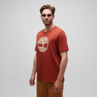 Koszulka męska TIMBERLAND T-SHIRT KENNEBEC RIVER TREE TEE tb0a2c2reod1 kolor czerwony