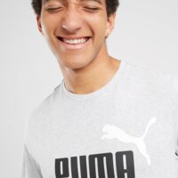Koszulka męska PUMA T-SHIRT ESS+ 2 COL LOGO TEE 58675904 kolor szary