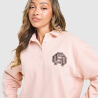 Damska bluza ADIDAS BLUZA COLLAR CREW kt0732 kolor różowy