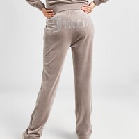 Spodnie damskie JUICY COUTURE SPODNIE DMNT LOGO VLR PANT BEI jcjdw187116 kolor beżowy