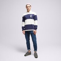 CHAMPION T-SHIRT STRIPED POLO 219181bs561 kolor granatowy