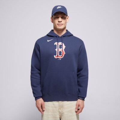 NIKE BLUZA Z KAPTUREM MLB LOGO CLUB FLEECE HOOD BOSTON RED S