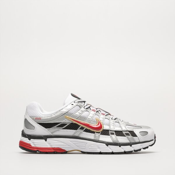 靴 nike p6000 (BV1021-101(T) NIKE P-6000) NIKE W P-6000 WHITE/VARSITY RED-MTLC PLATINUM（ナイキ