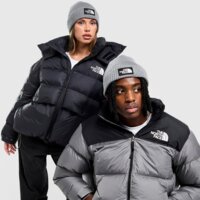 Damska czapka zimowa THE NORTH FACE CZAPKA TNF LOGO BOX CUFFED BNE nf0a8chedyy1 kolor szary