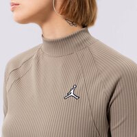 Koszulka damska JORDAN T-SHIRT W J FLIGHT LS RIB TOP dv1420-351 kolor zielony