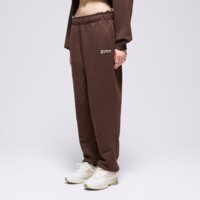 Spodnie damskie NEW BALANCE SPODNIE LINEAR HERITAGE BRUSHED BACK wp33513kcf kolor brązowy