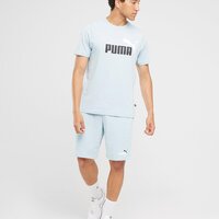 Koszulka męska PUMA T-SHIRT ESS+ 2 COL LOGO TEE 58675926 kolor zielony