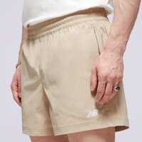 Męskie spodenki NEW BALANCE SZORTY ATHLETICS STRETCH WOVEN SHORT ms41517sot kolor beżowy