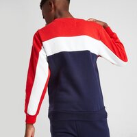 Bluza dziecięca FILA BLUZA Z KAPTUREM ASHER CREW SWEATSHIRT JUNIOR fw21jdk030 kolor granatowy