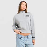 Damska bluza NIKE BLUZA ROZPINANA W NSW FLC QZ TOP ir3611-063 kolor szary