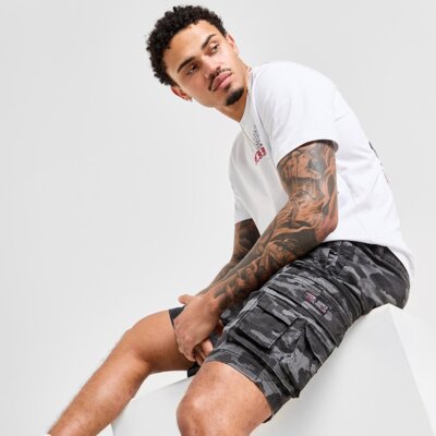 SUPPLY&DEMAND SZORTY OMEGA SHT GRY