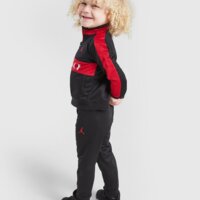 JORDAN KOMPLET POLY 1/4 ZIP ST BLK/RED B 65d805-023 kolor czarny