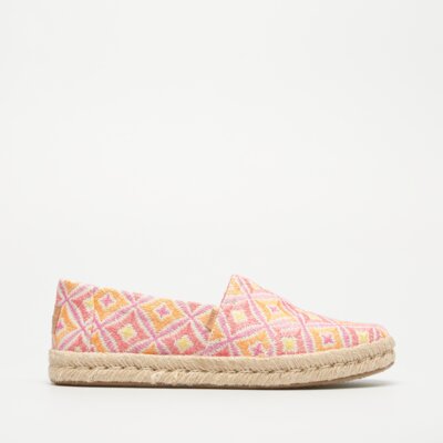 TOMS SHELL PINK GEO WOVEN