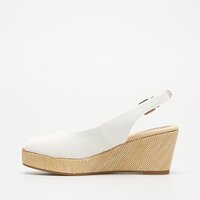 Klapki damskie TOMMY HILFIGERICONIC ELBA SLING BACK WEDGE fw0fw04788ybl kolor biały