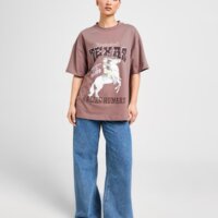 Koszulka damska UNLIKE HUMANS T-SHIRT TEXAS ulhtw10266728 kolor brązowy