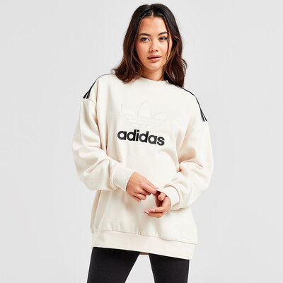 ADIDAS BLUZA SATIN TREF CREW W'WHT